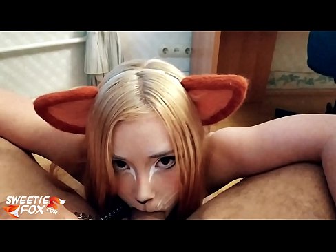 ❤️ Kitsune svelge pikk og cum i munnen ❤️❌  Sex ved no.domhudognika.ru ️❤